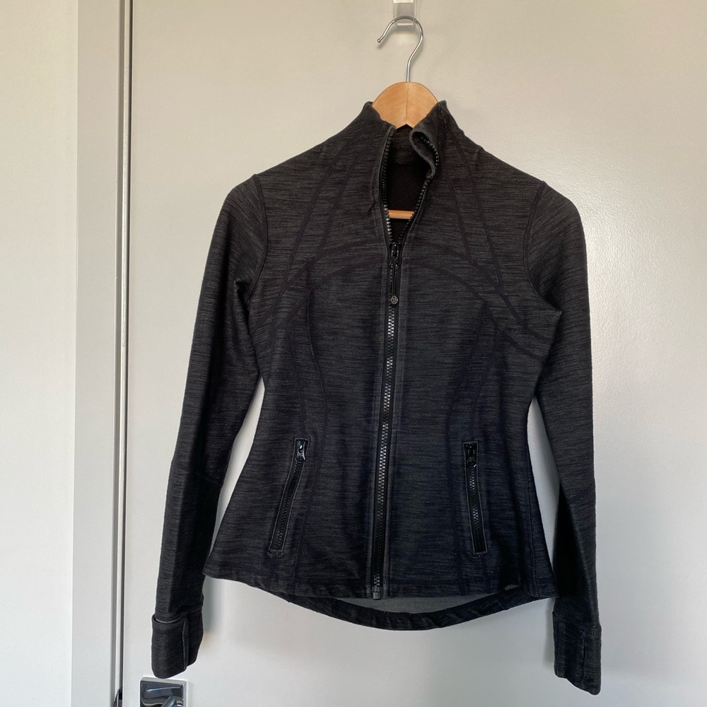 lululemon athletica Black Full-Zip Athletic Jacket
